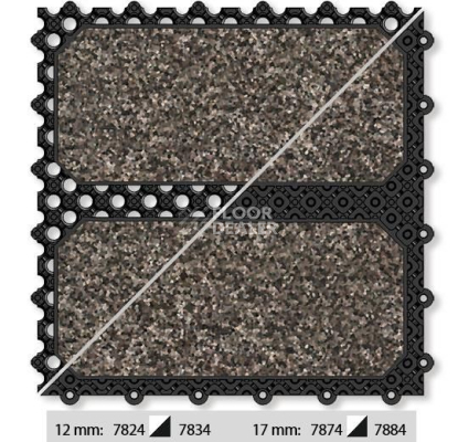 Грязезащитные покрытия Forbo Coral Tiles 7824.7834.7874.7884 Shark Grey фото 1 | FLOORDEALER